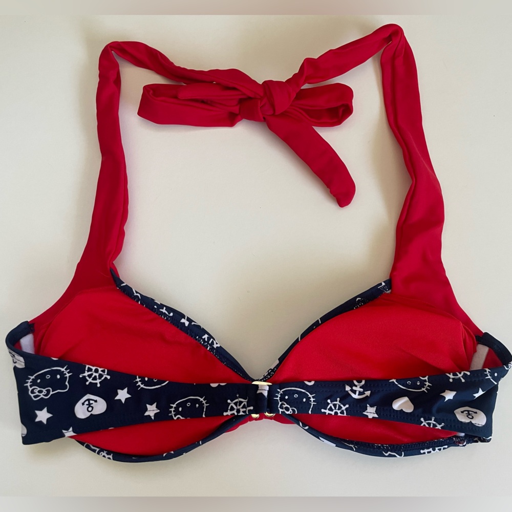 Sanrio Hello Kitty sailor style bikini top large - Picture 3 of 4